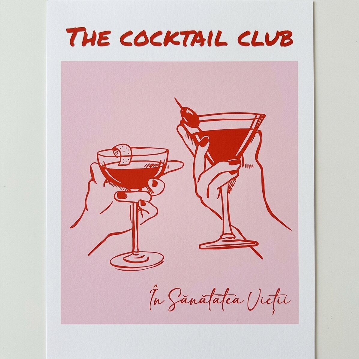 The Cocktail Club Poster