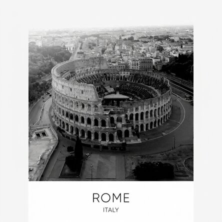 Poster of the Colosseum in Rome, Italy