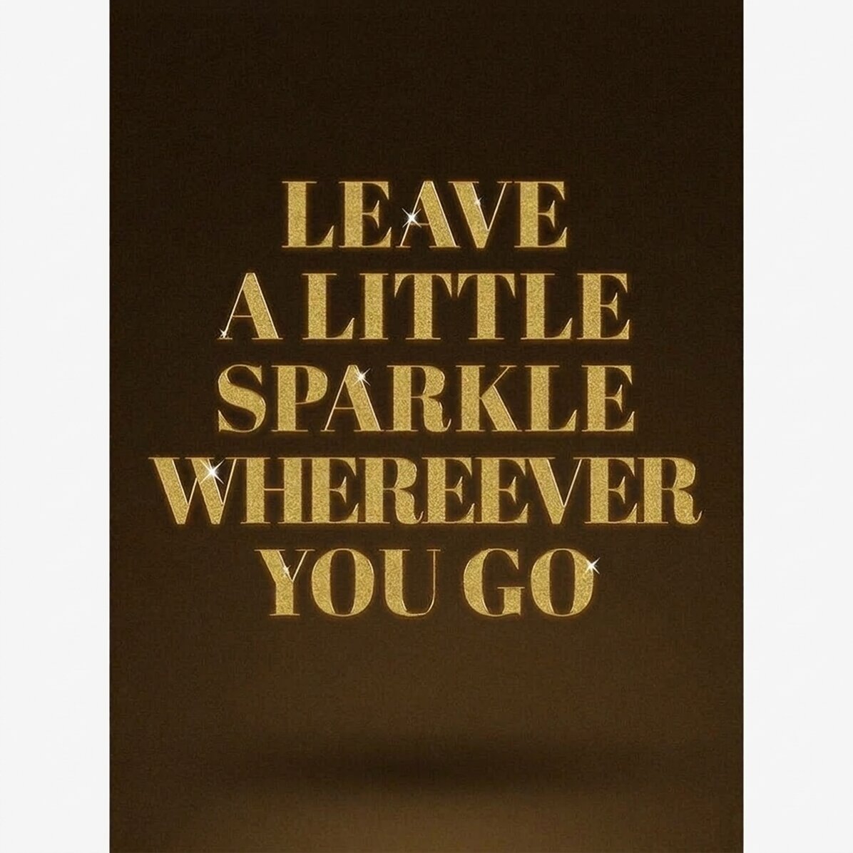 Poster Leave a spark