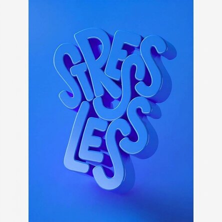 Stress Less Poster