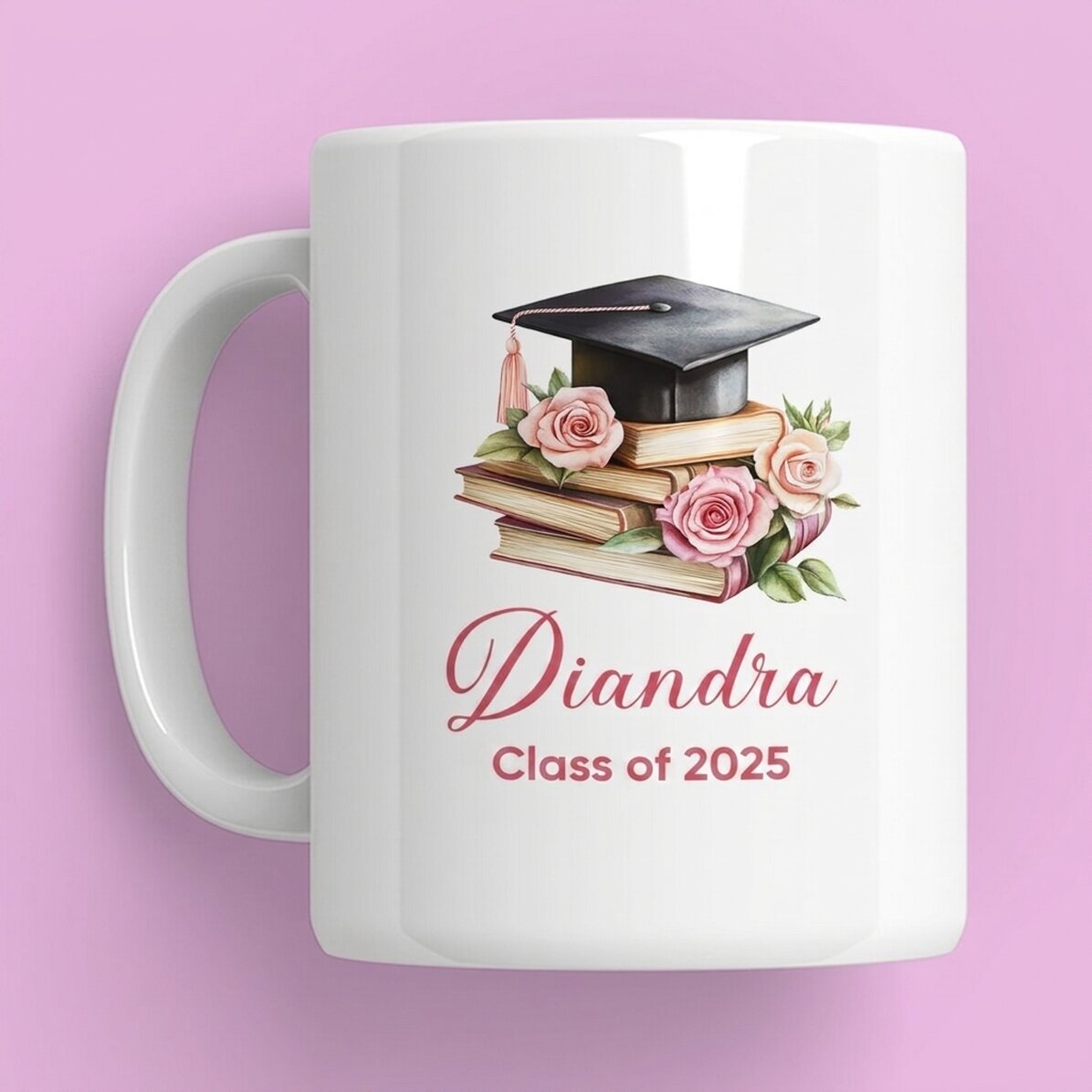 Personalised mug with name and text - Graduation