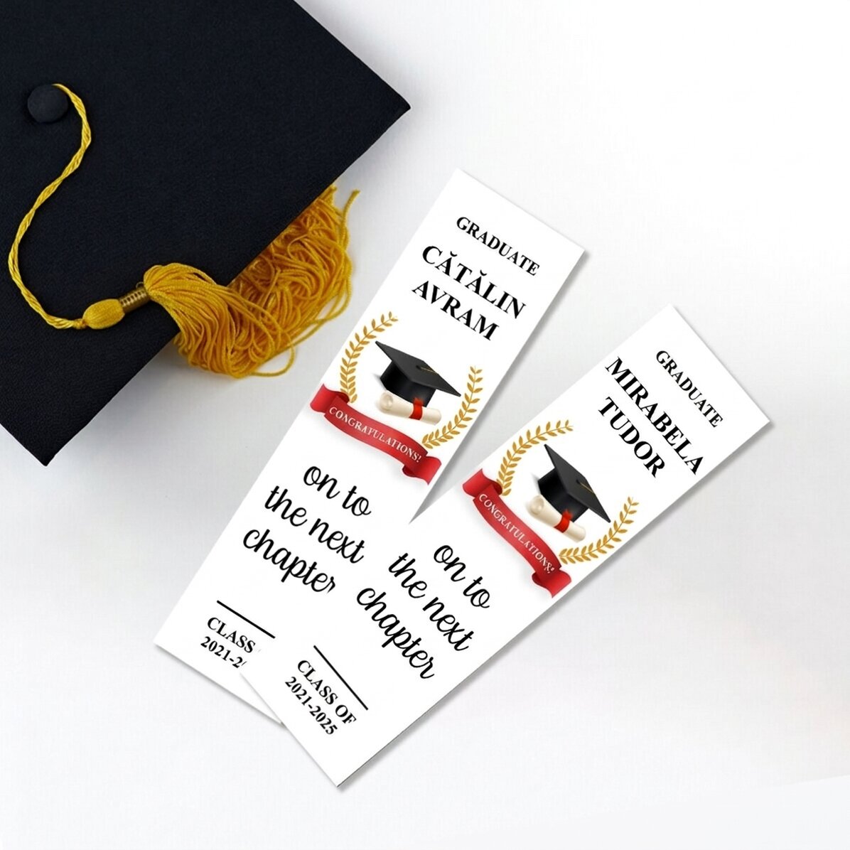 Personalised bookmark text - Graduation