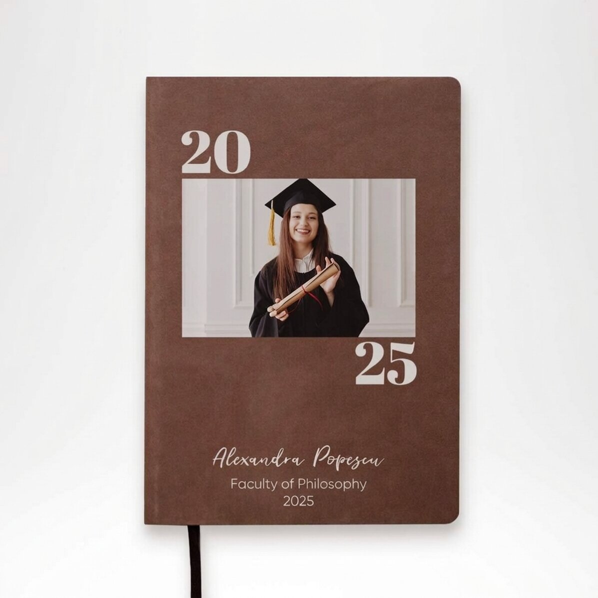 Personalised diary with photo and message - Graduation