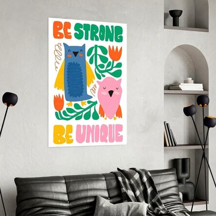 Strong & unique poster