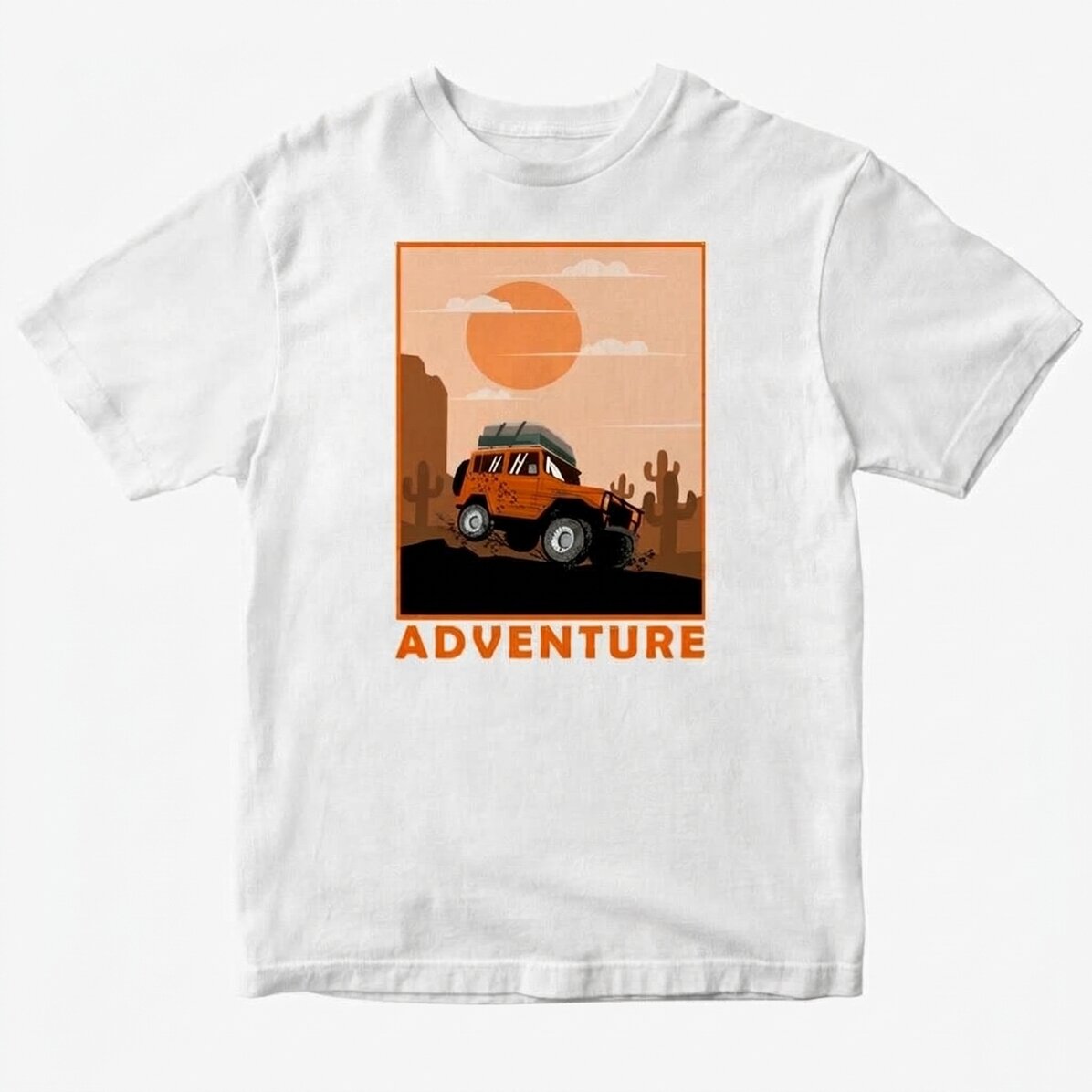 Personalised cotton T-shirt for children - Adventure