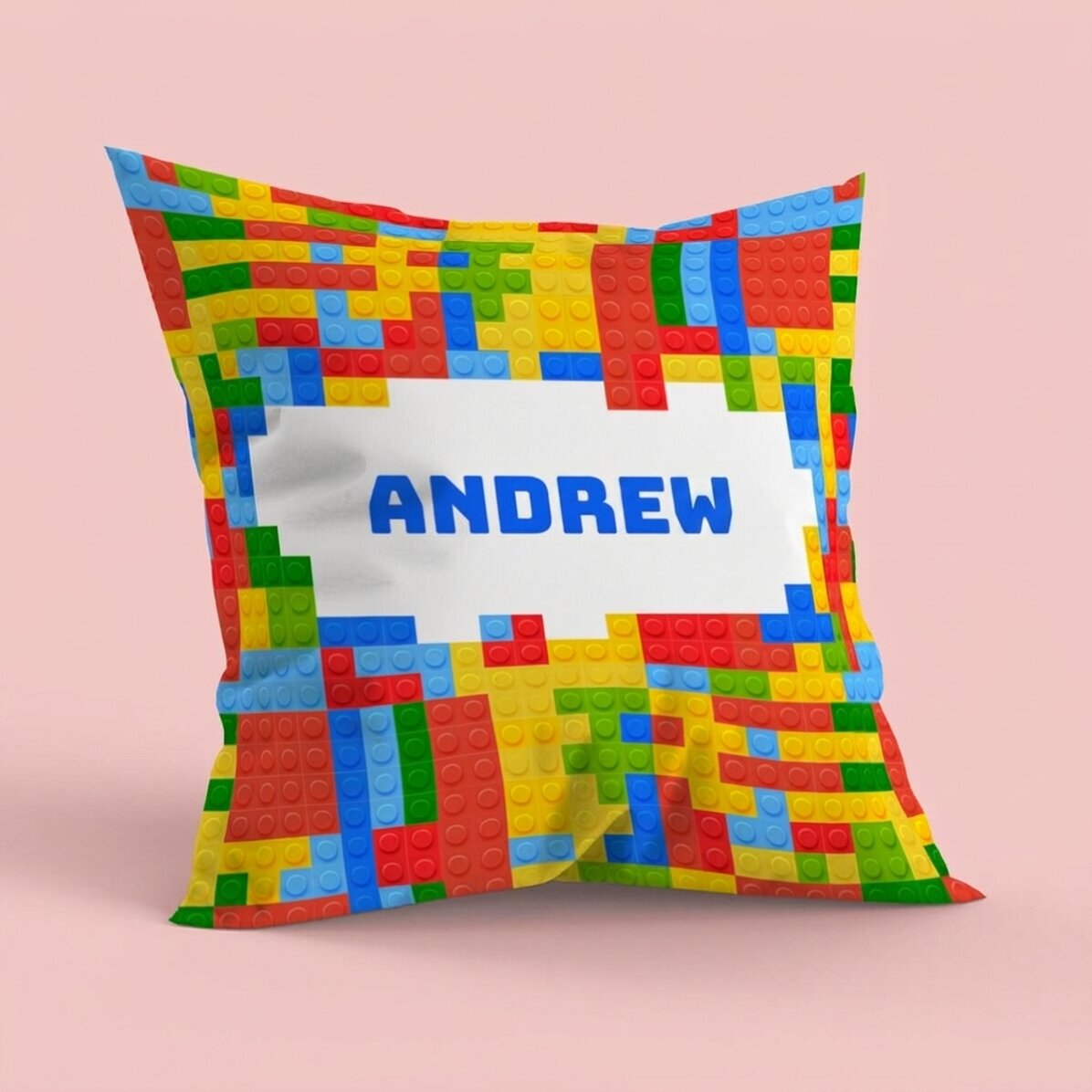 Personalised cushion with name - Lego