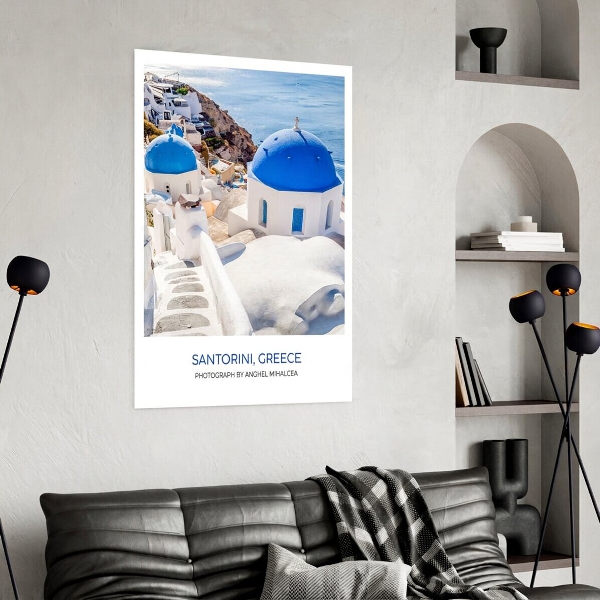 Personalised poster with photo and text