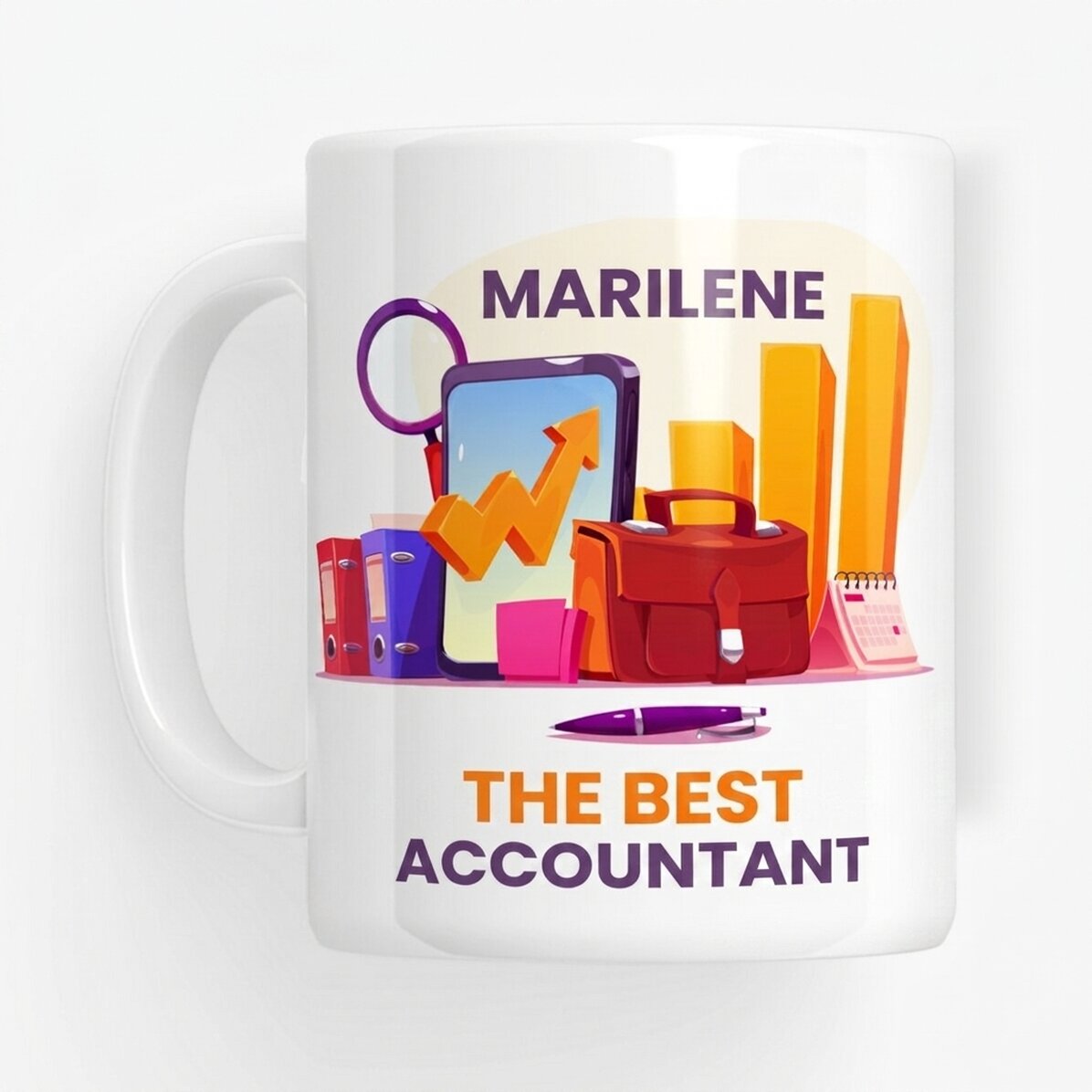 Personalised mug with text - Accountant