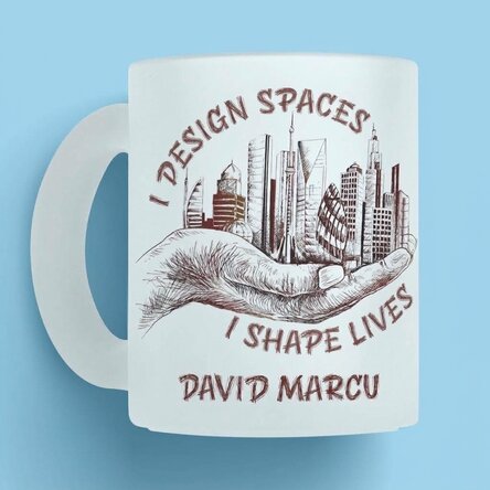 Personalised mug with text - Architect