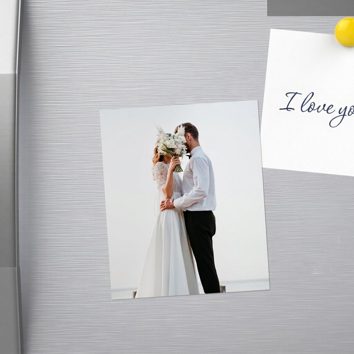 10x12 cm magnet personalised with a photo