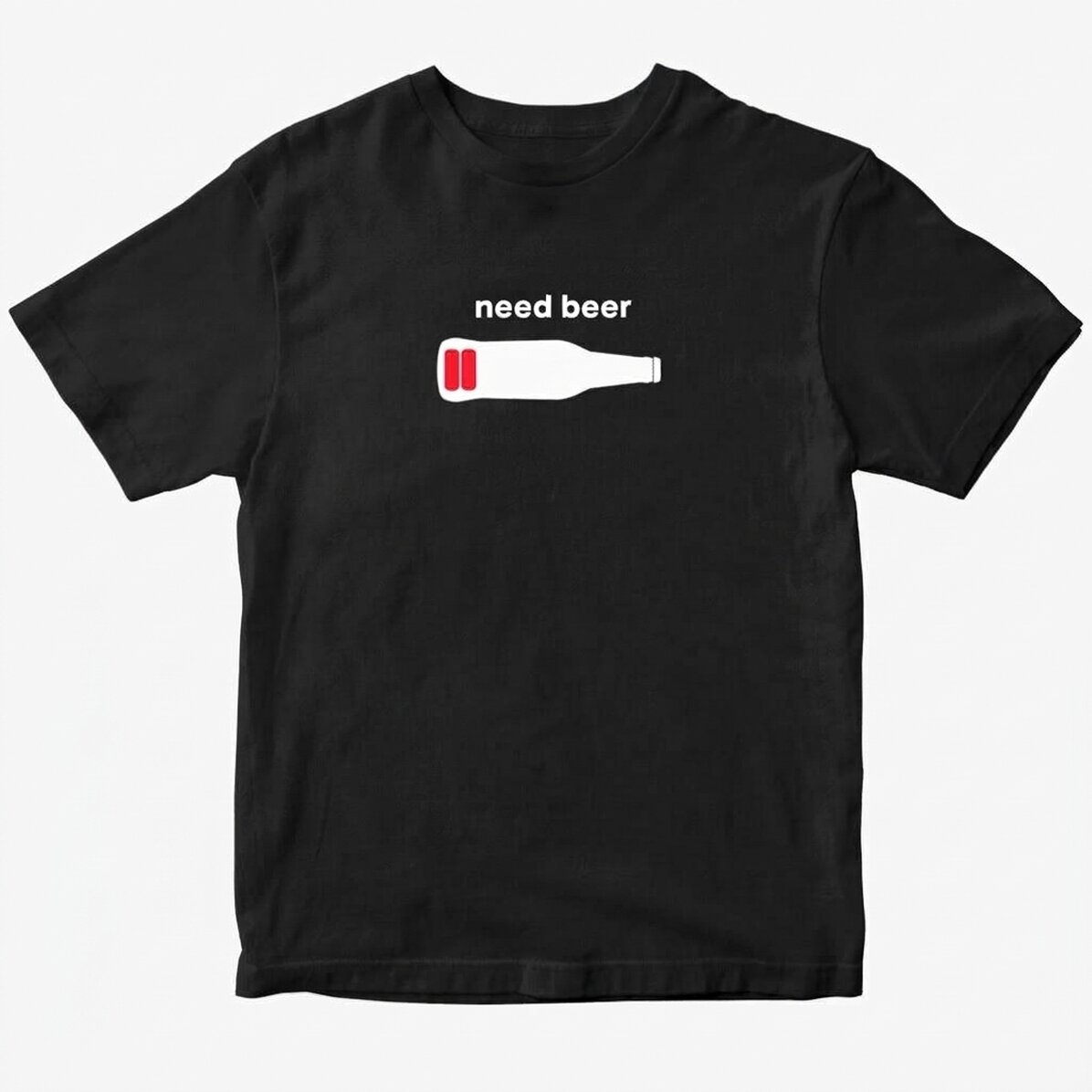 Custom cotton T-shirt - Beer battery