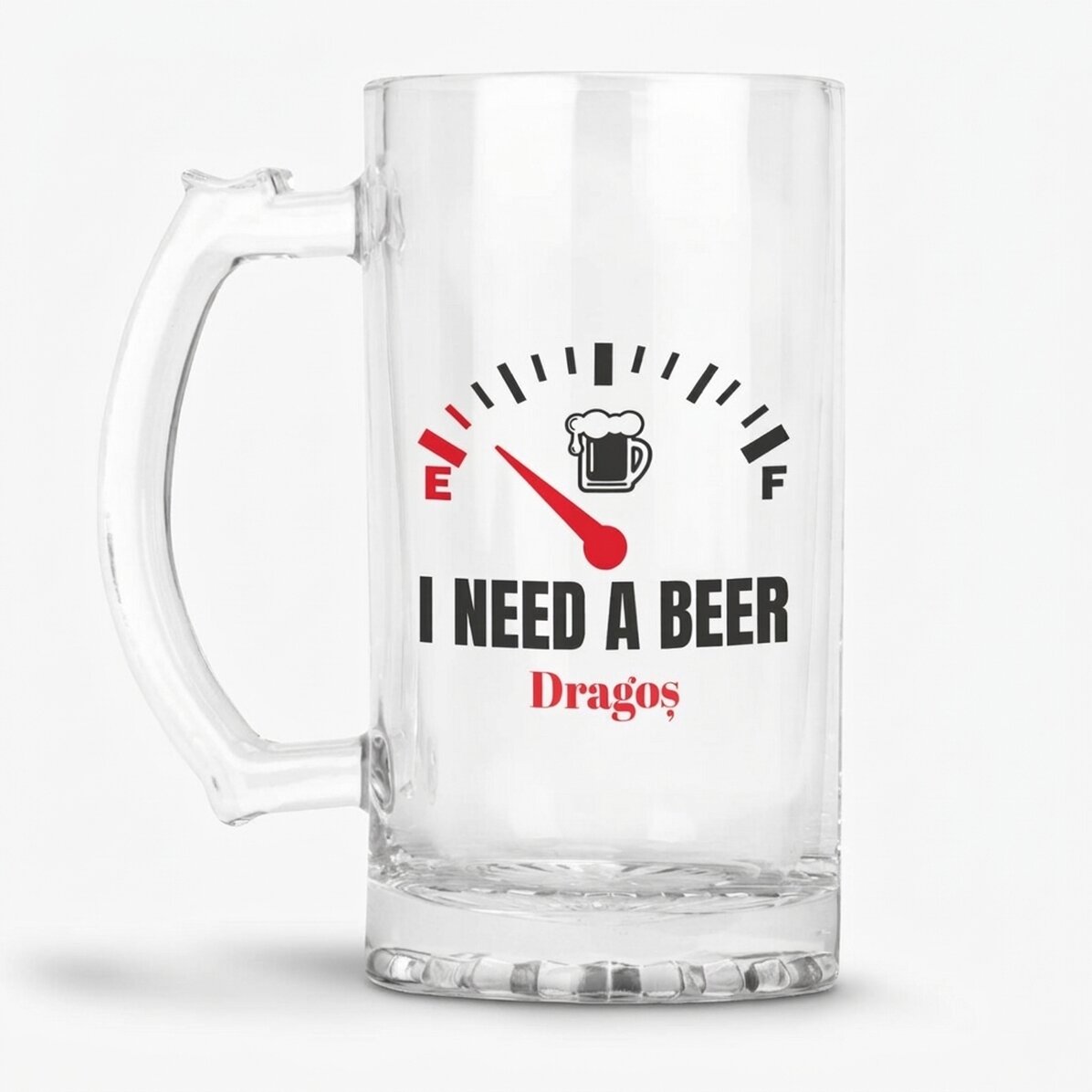 Personalised beer mug with message - I need a Beer