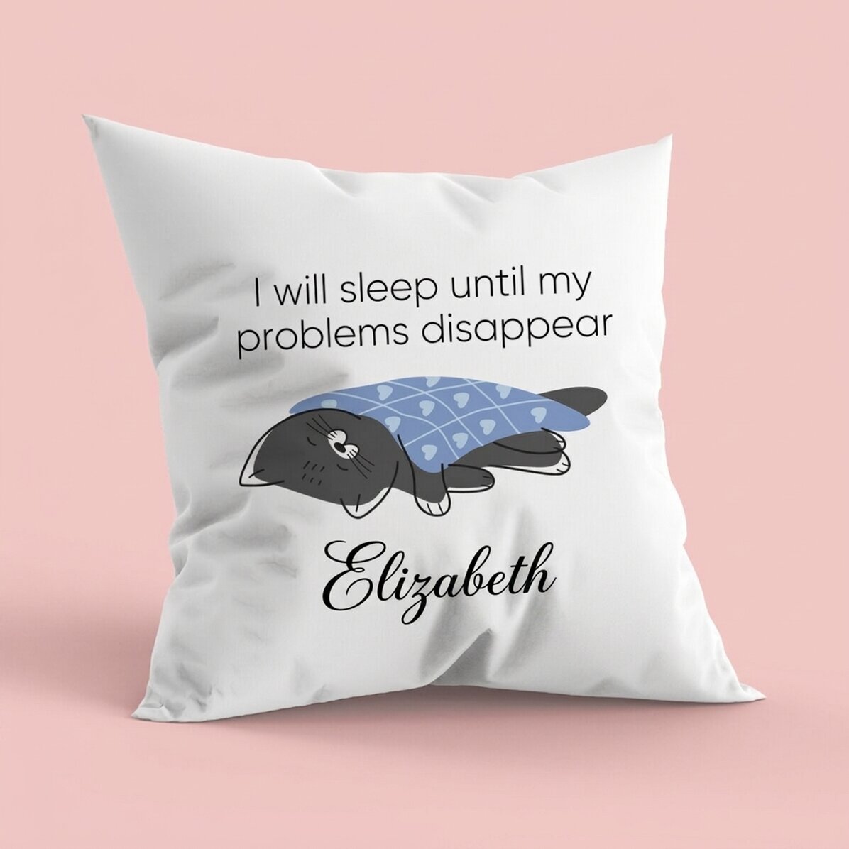 Personalised cushion with text - Problems
