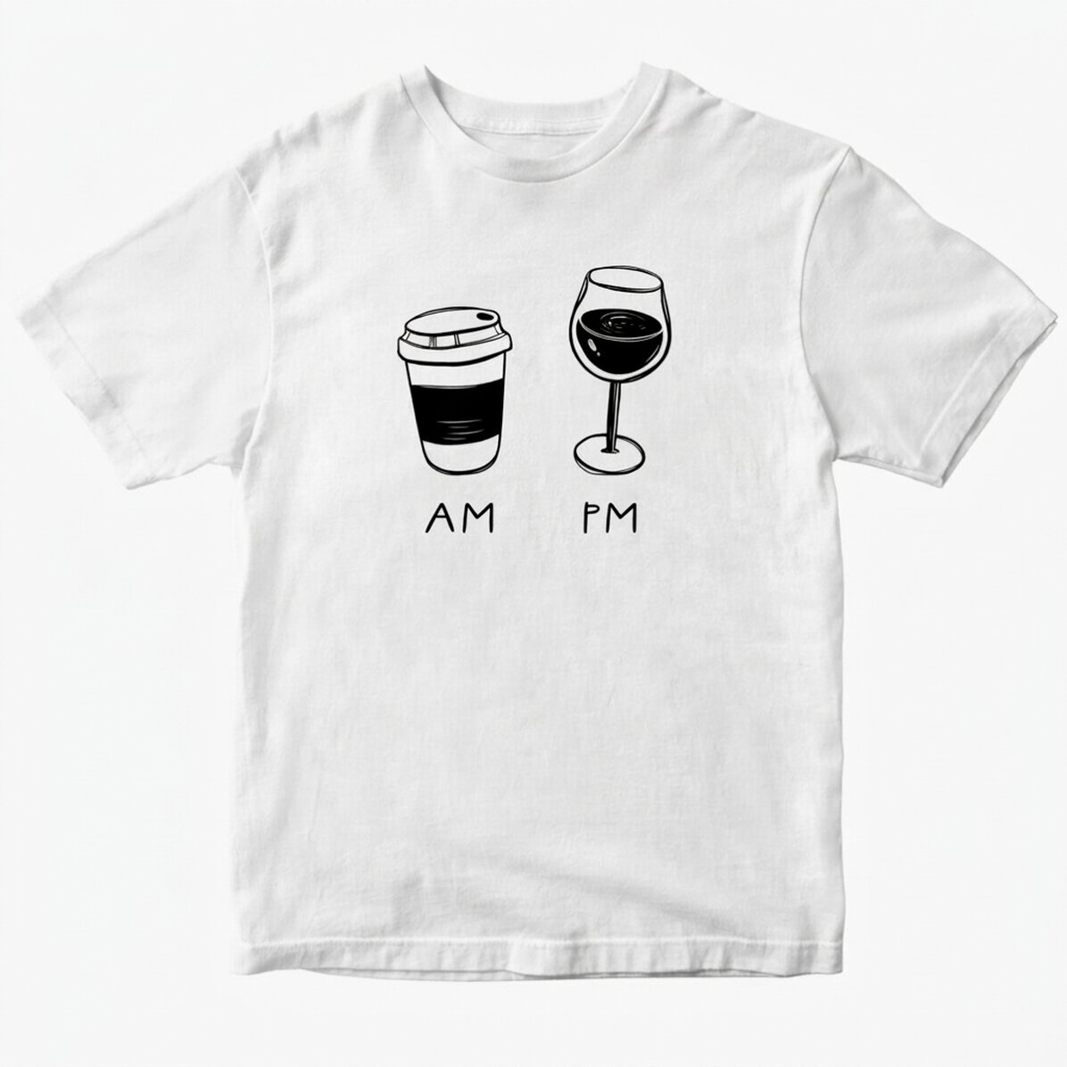 Custom cotton T-shirt - AM/PM