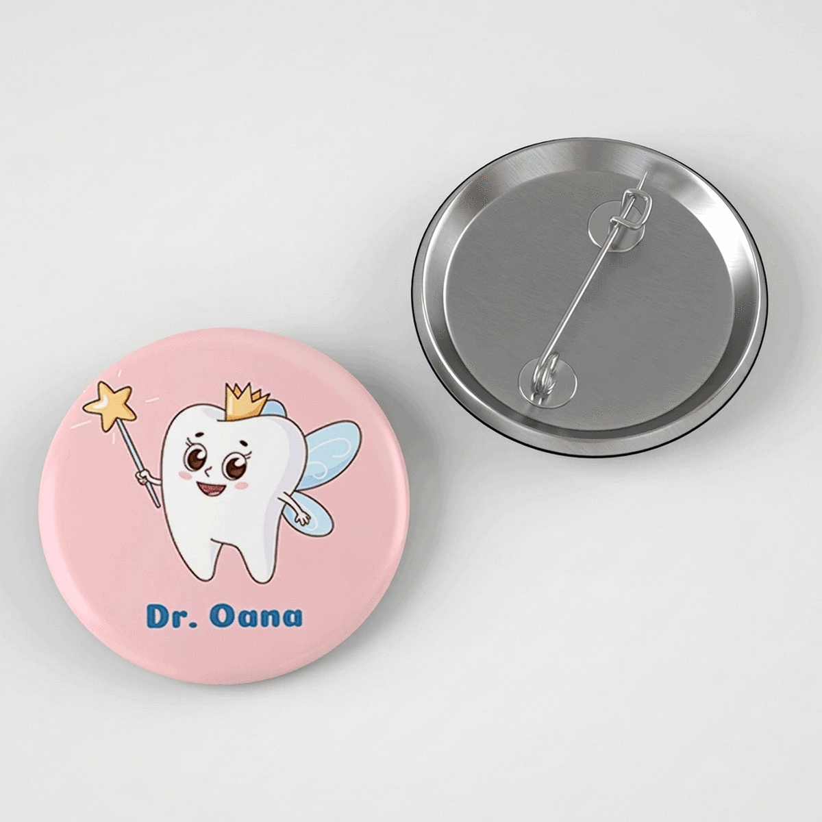 Personalised name badge for Dentist
