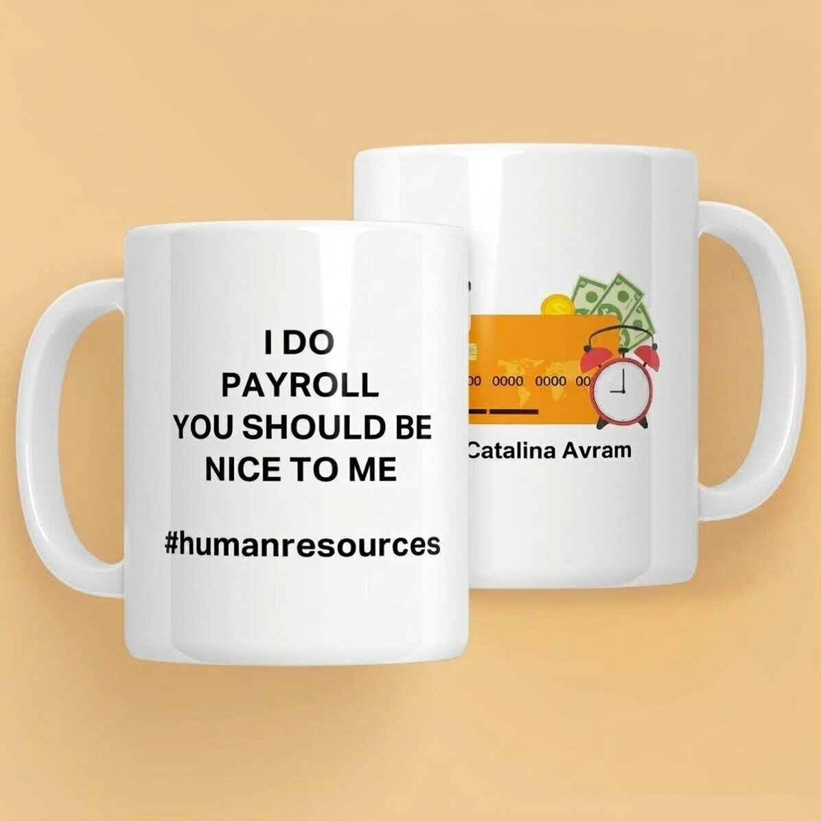 Personalised mug with text - HR