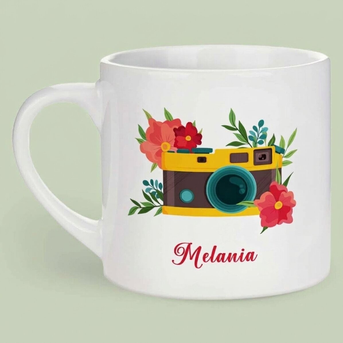 Personalised espresso cup with name - Photographer