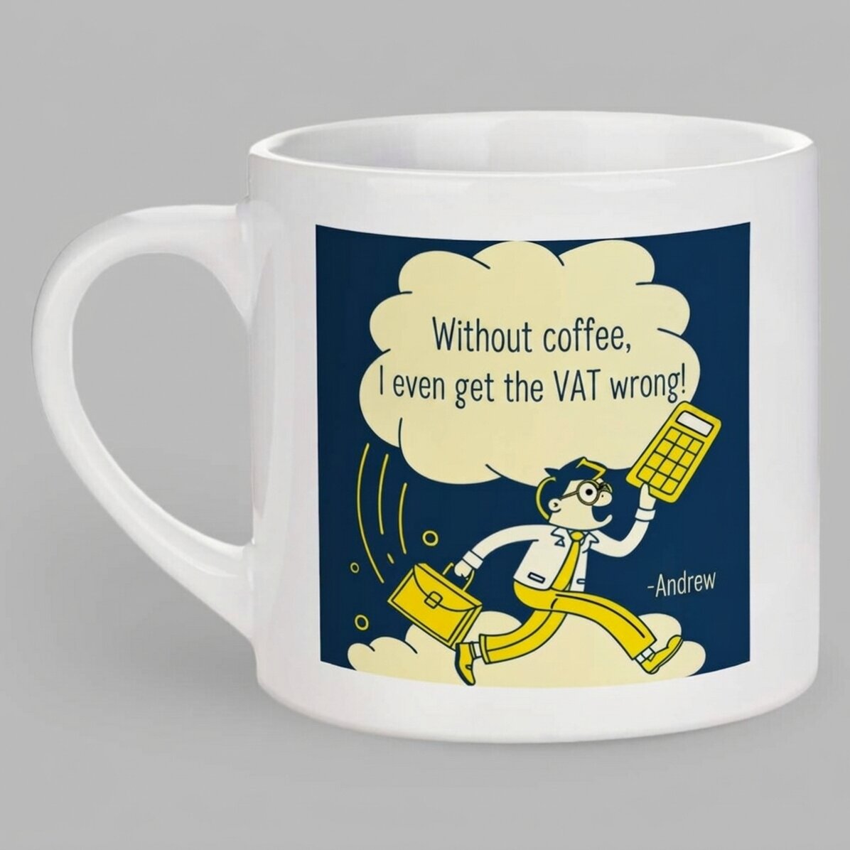 Personalised espresso cup with text - Accountant