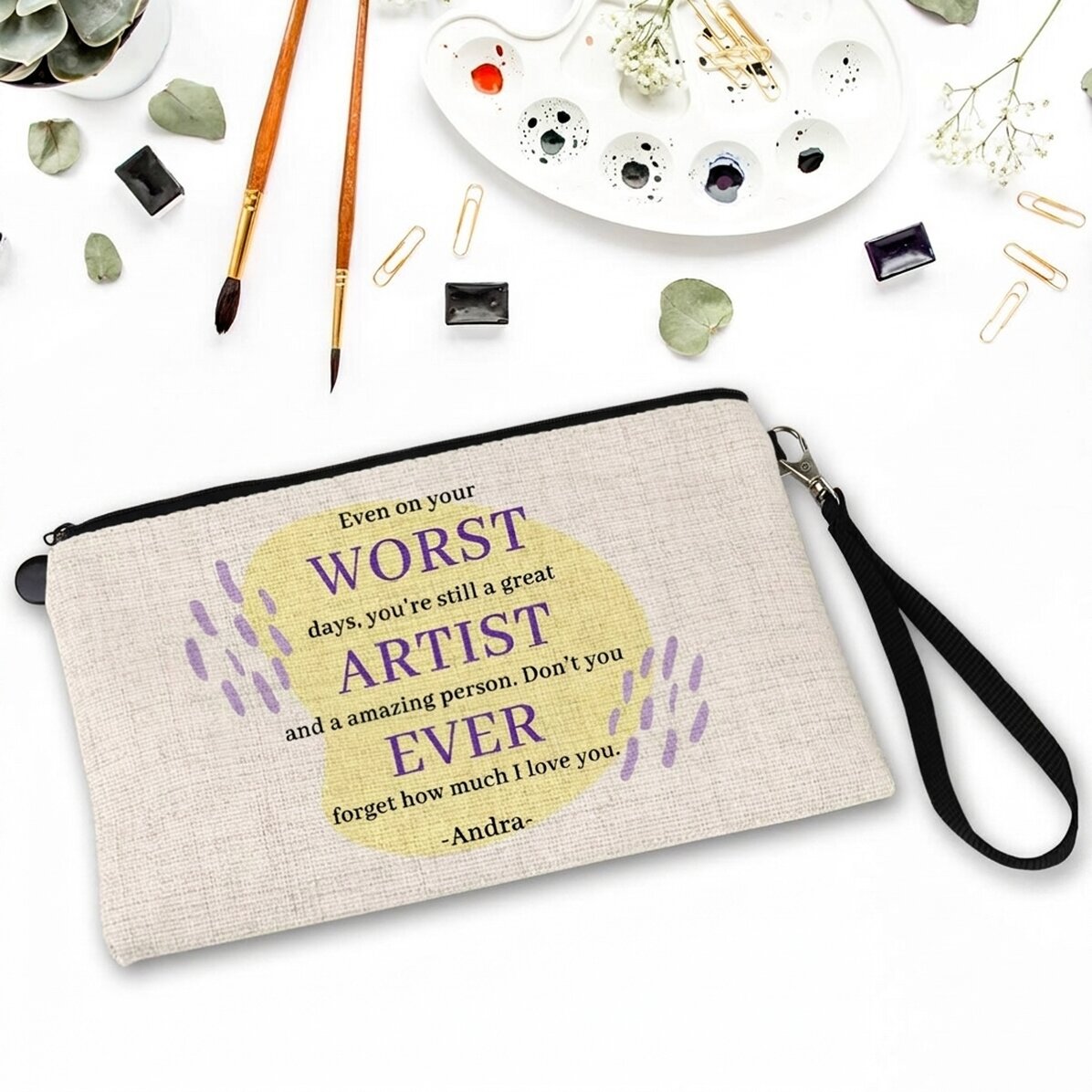 Personalised accessory kit with text - Artist