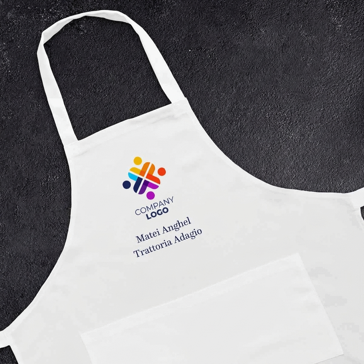 Customised sort with logo and text