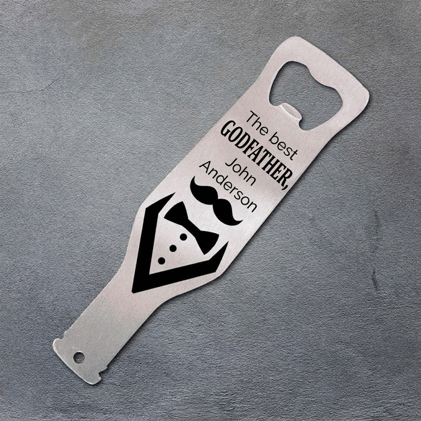 Personalised beer opener with message - Best Nas