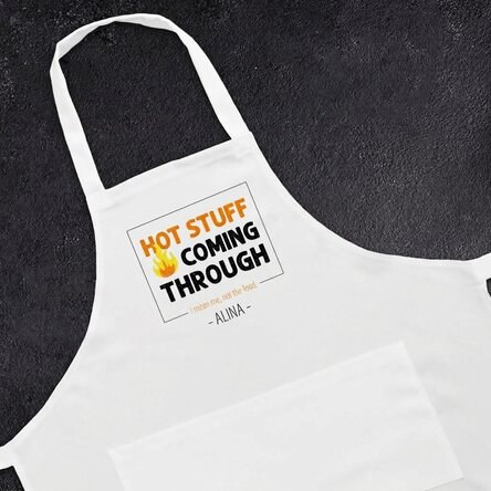 Personalised sort with message - Hot stuff