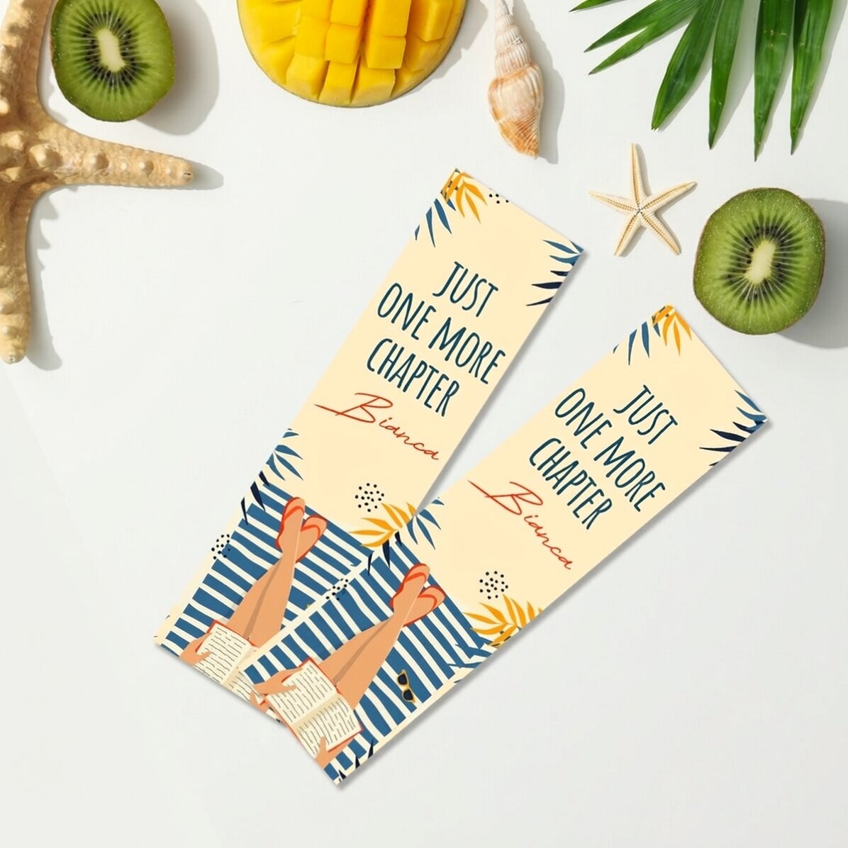 Personalised bookmark with text - Summer