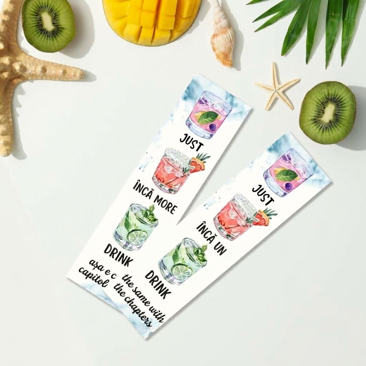 Personalised bookmark with text - One more drink