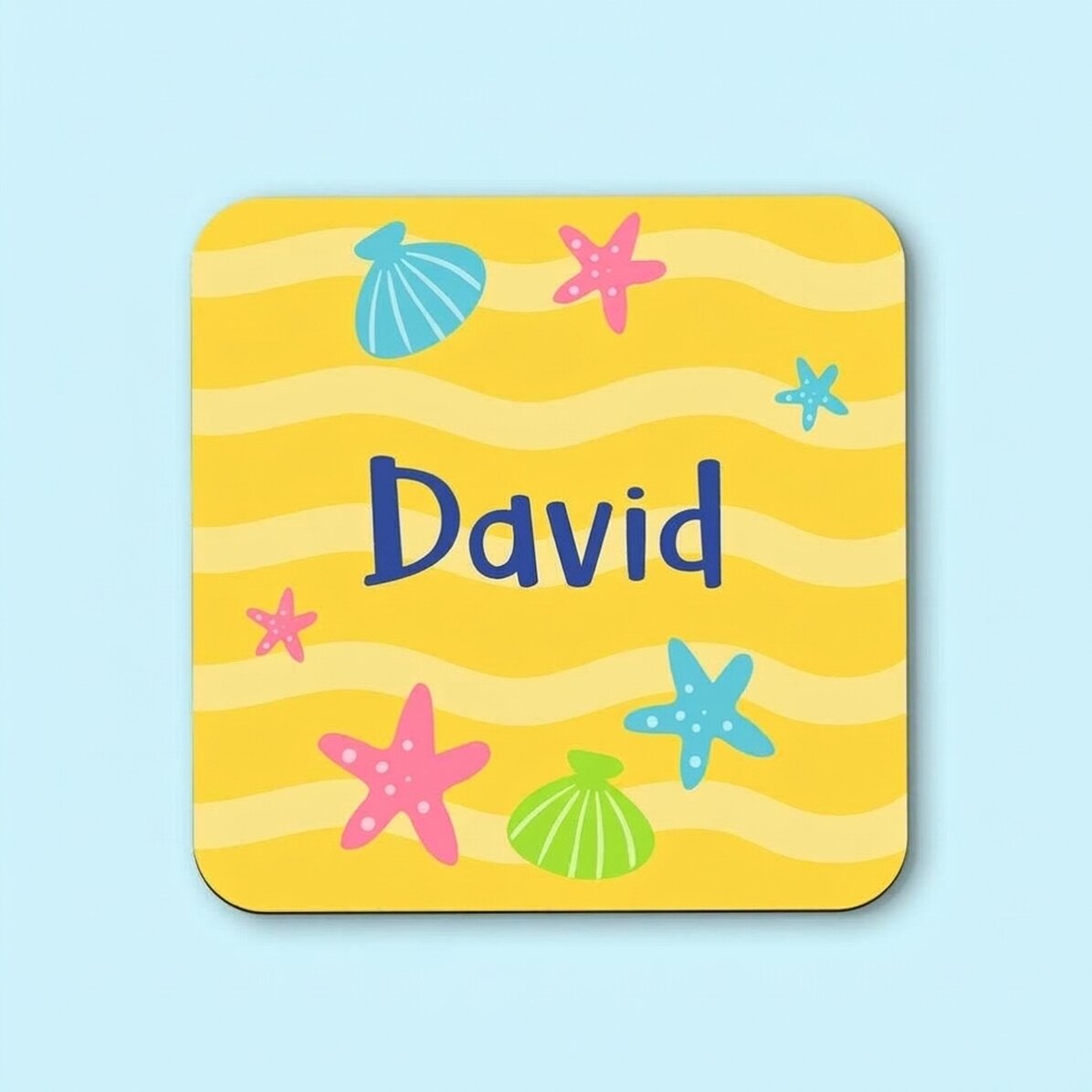 Personalised cup holder with text for children - Summer