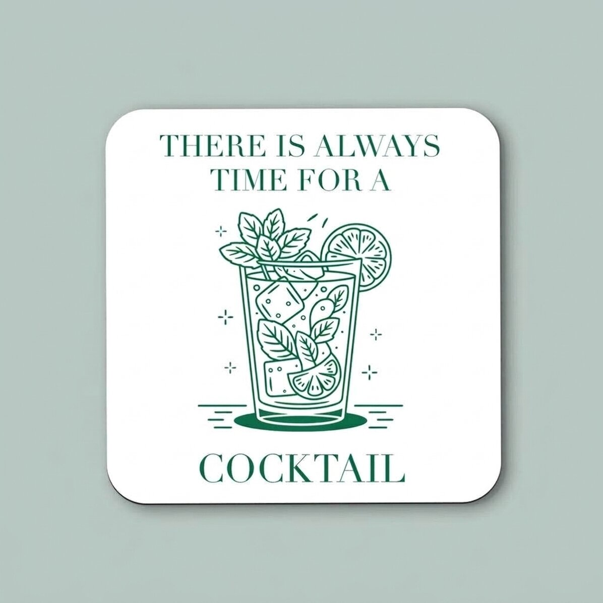 Personalised glass holder with text - Always