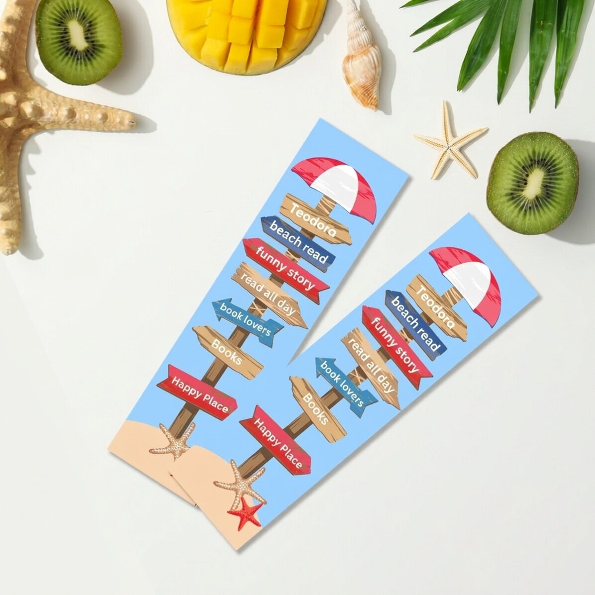 Personalised bookmark with text - Books