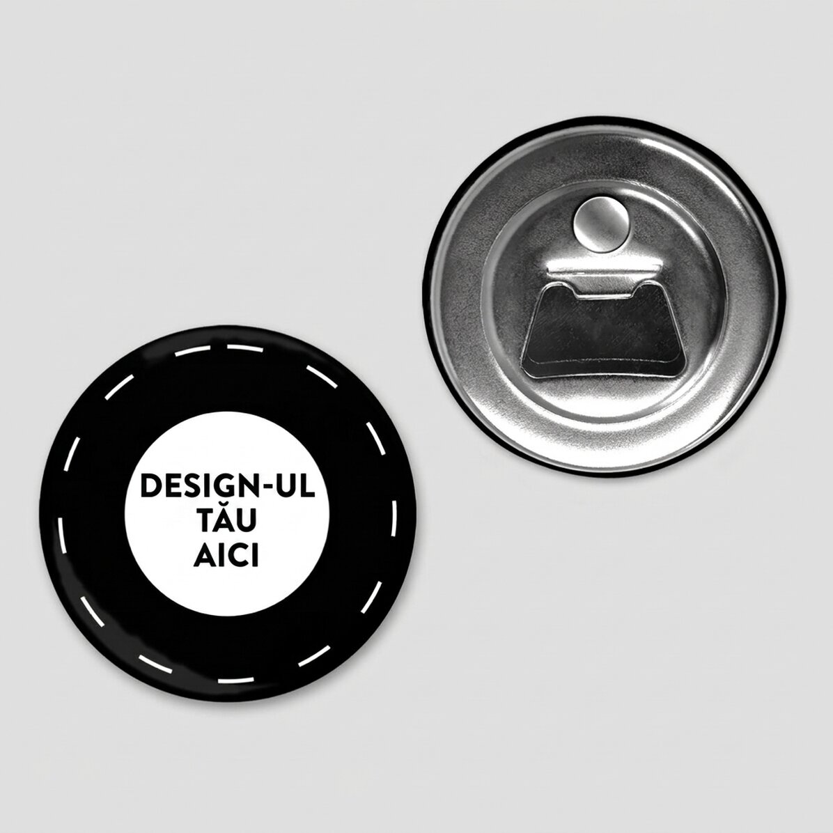 Bottle opener with customised magnet and your graphics