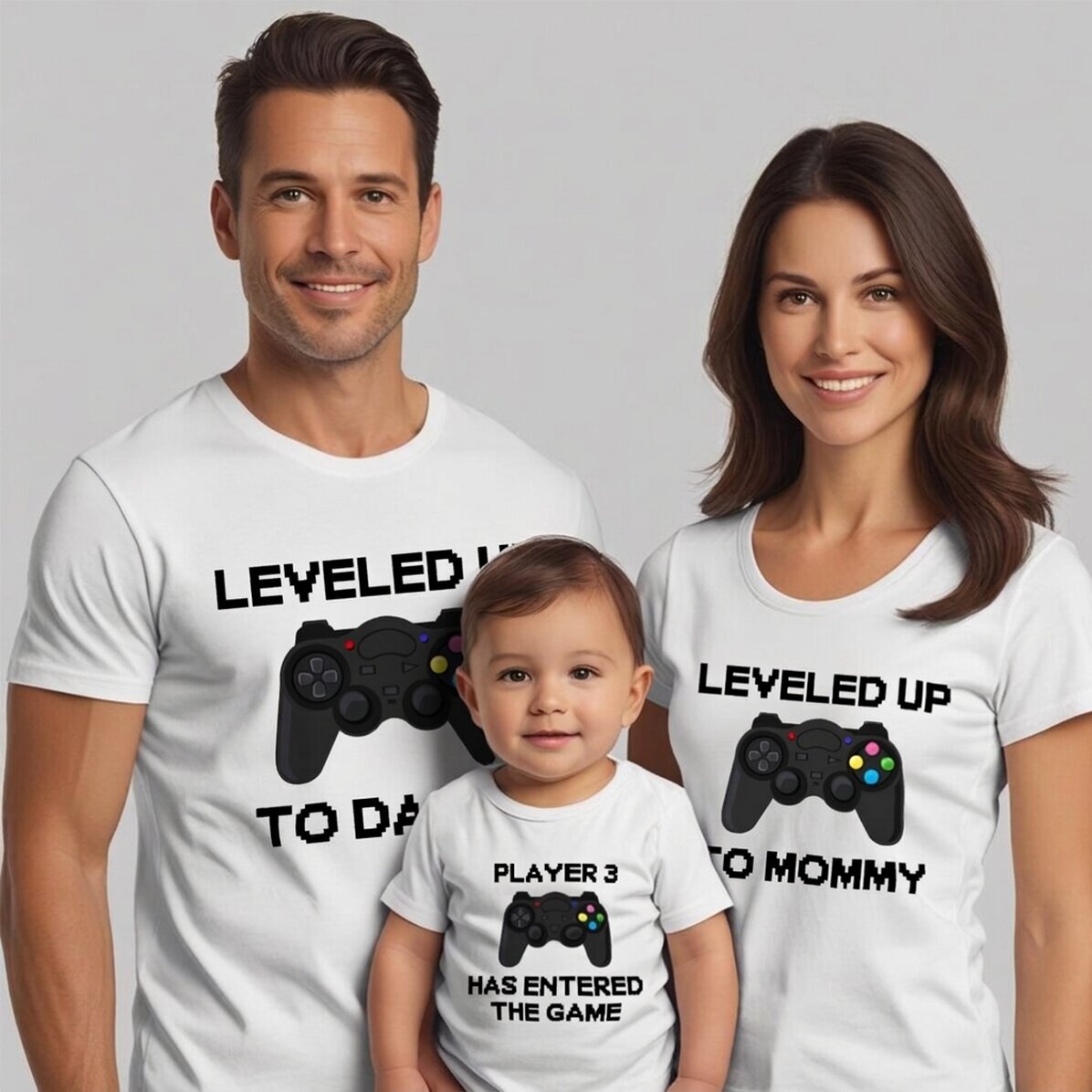 Customised cotton T-shirt for children/adults - Video games