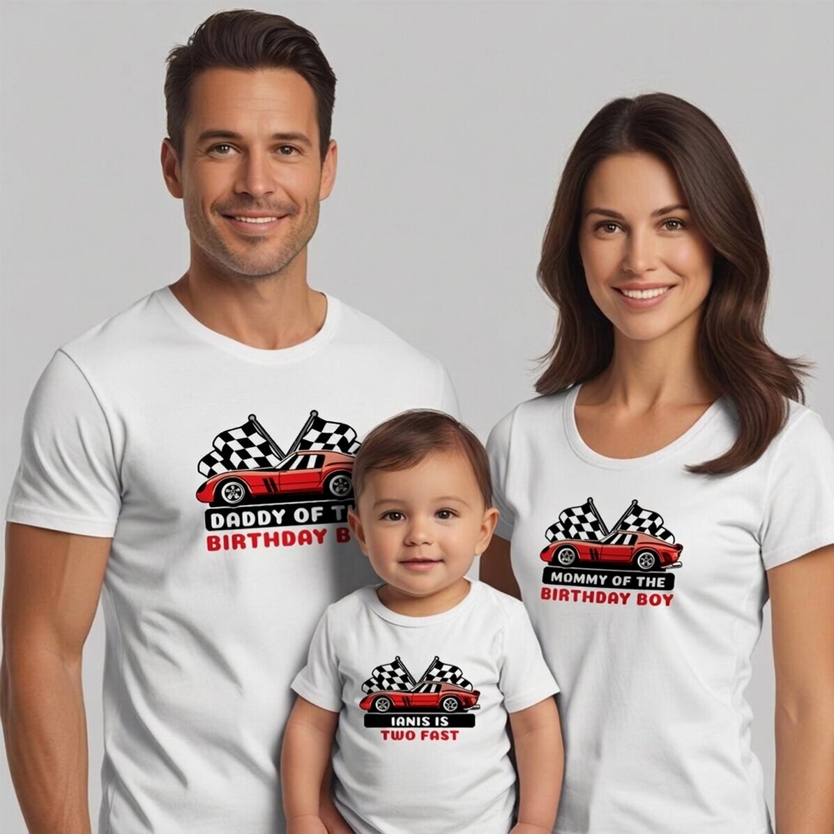 Customised cotton T-shirt for children/adults - Anniversary