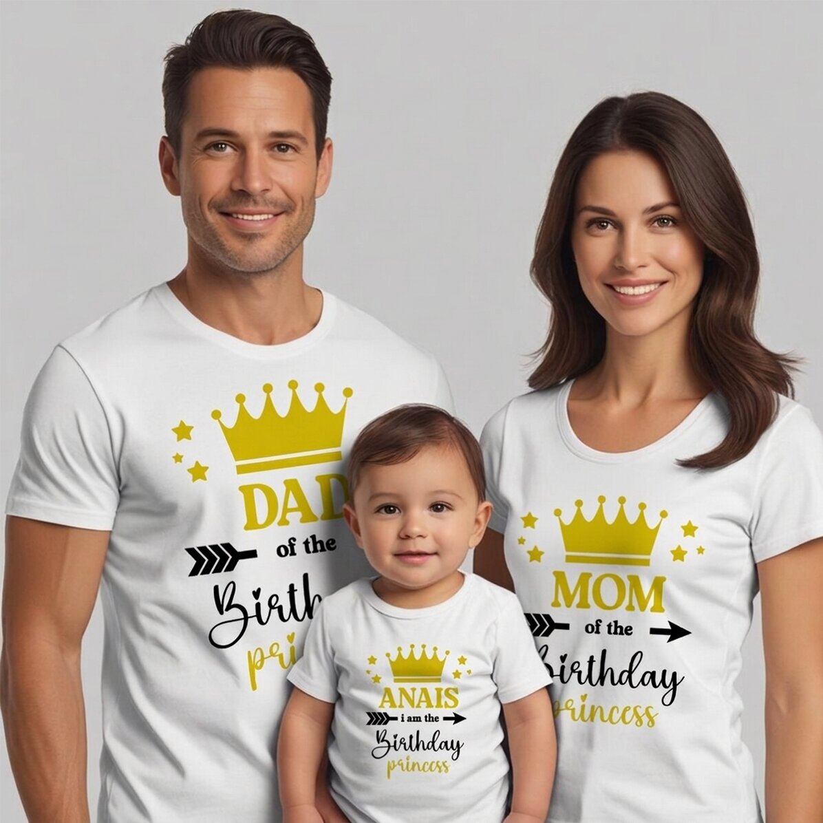 Customised cotton T-shirt for children/adults - Birthday