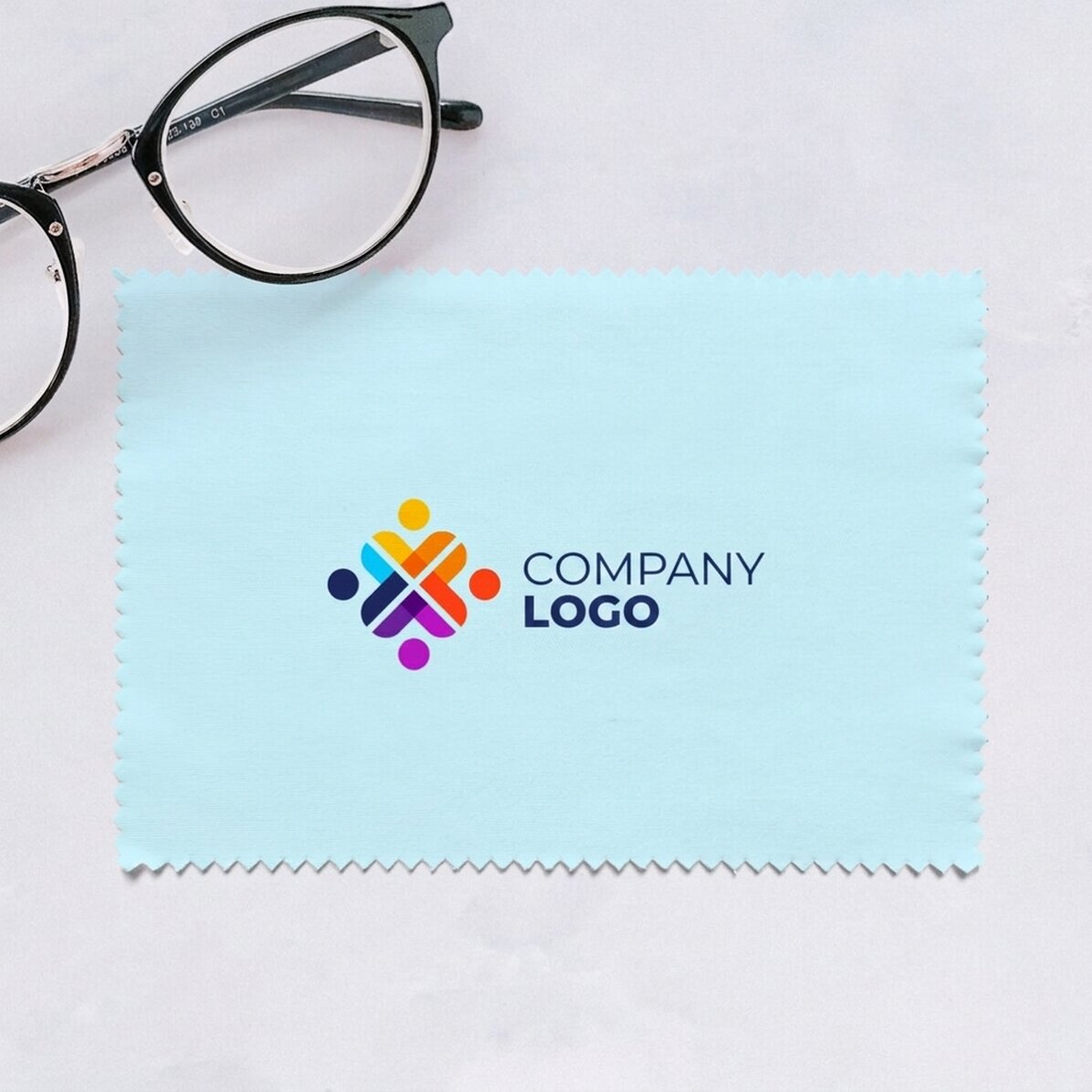 Screen/glasses cleaning cloth customised with logo