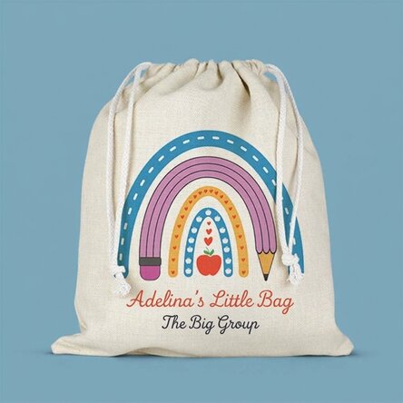 Personalised nursery bag with text - Cute