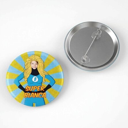 Personalised badge with name - Heroine