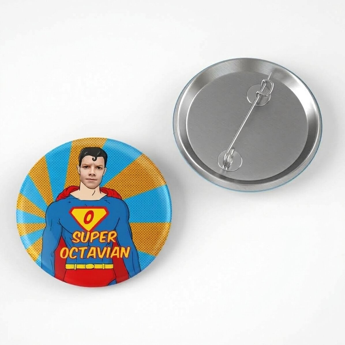 Personalised badge with name - Hero