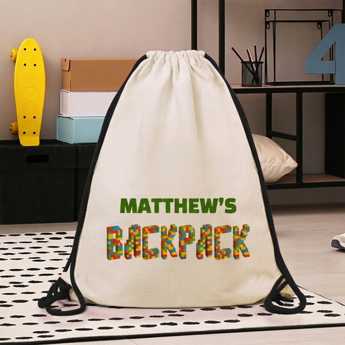 Personalised backpack with name - Lego