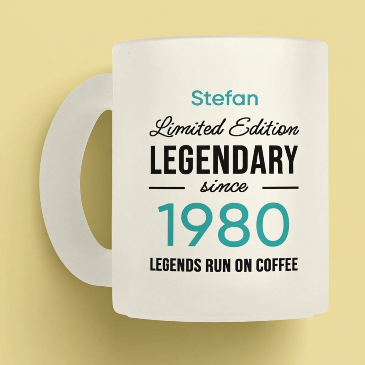 Personalised mug with text - Legendary