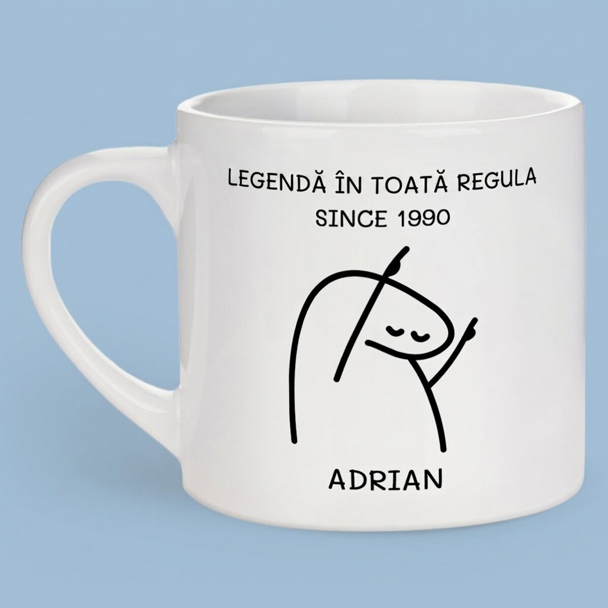 Personalised espresso cup with text - Legend