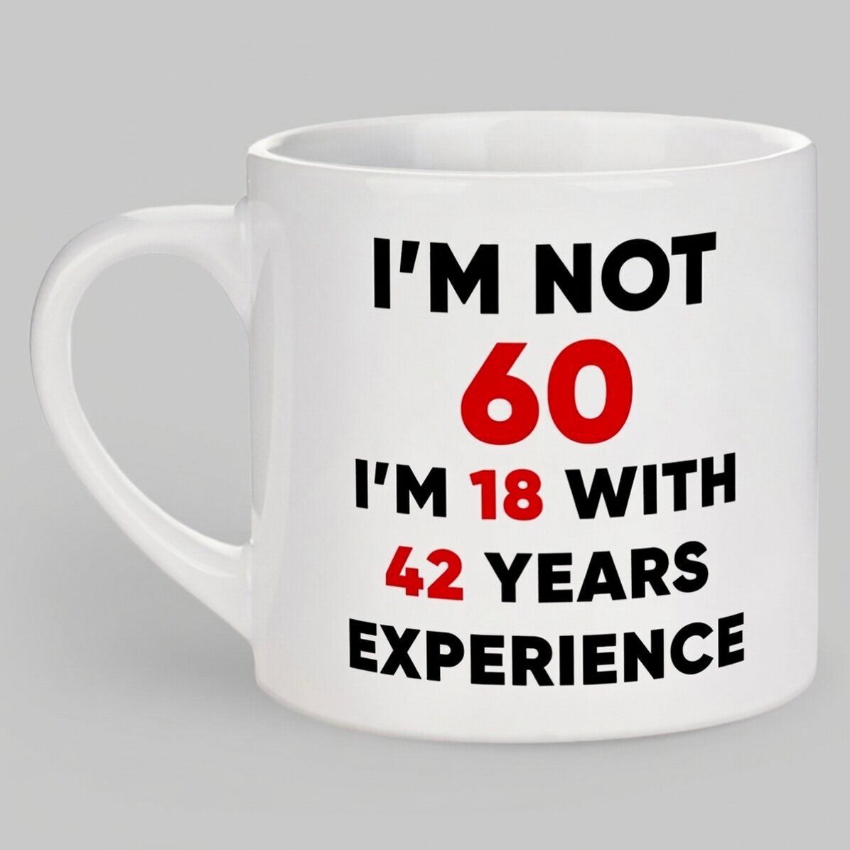 Personalised espresso cup with text - Happy Birthday!