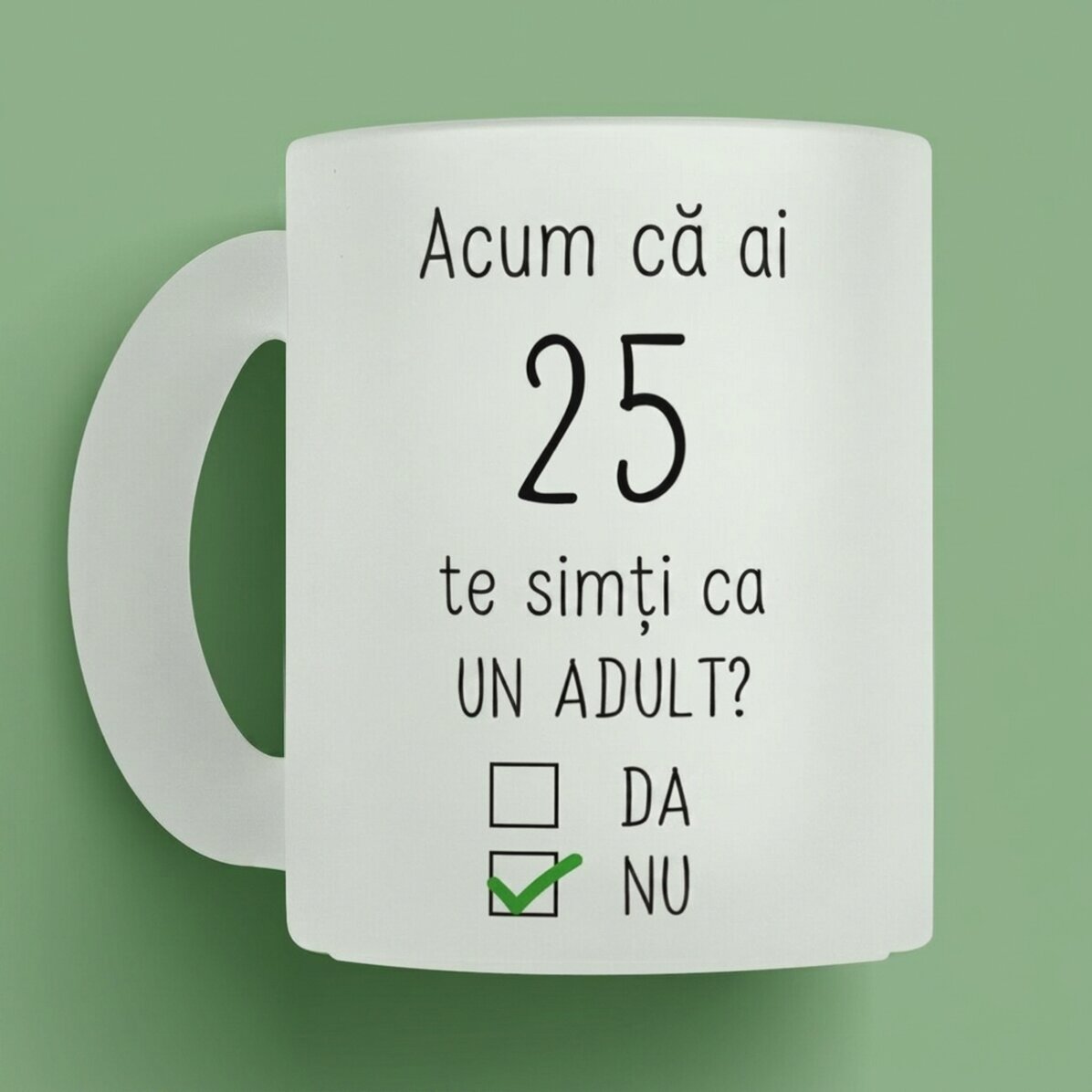 Personalised mug with message - Birthday
