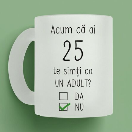 Personalised mug with message - Birthday