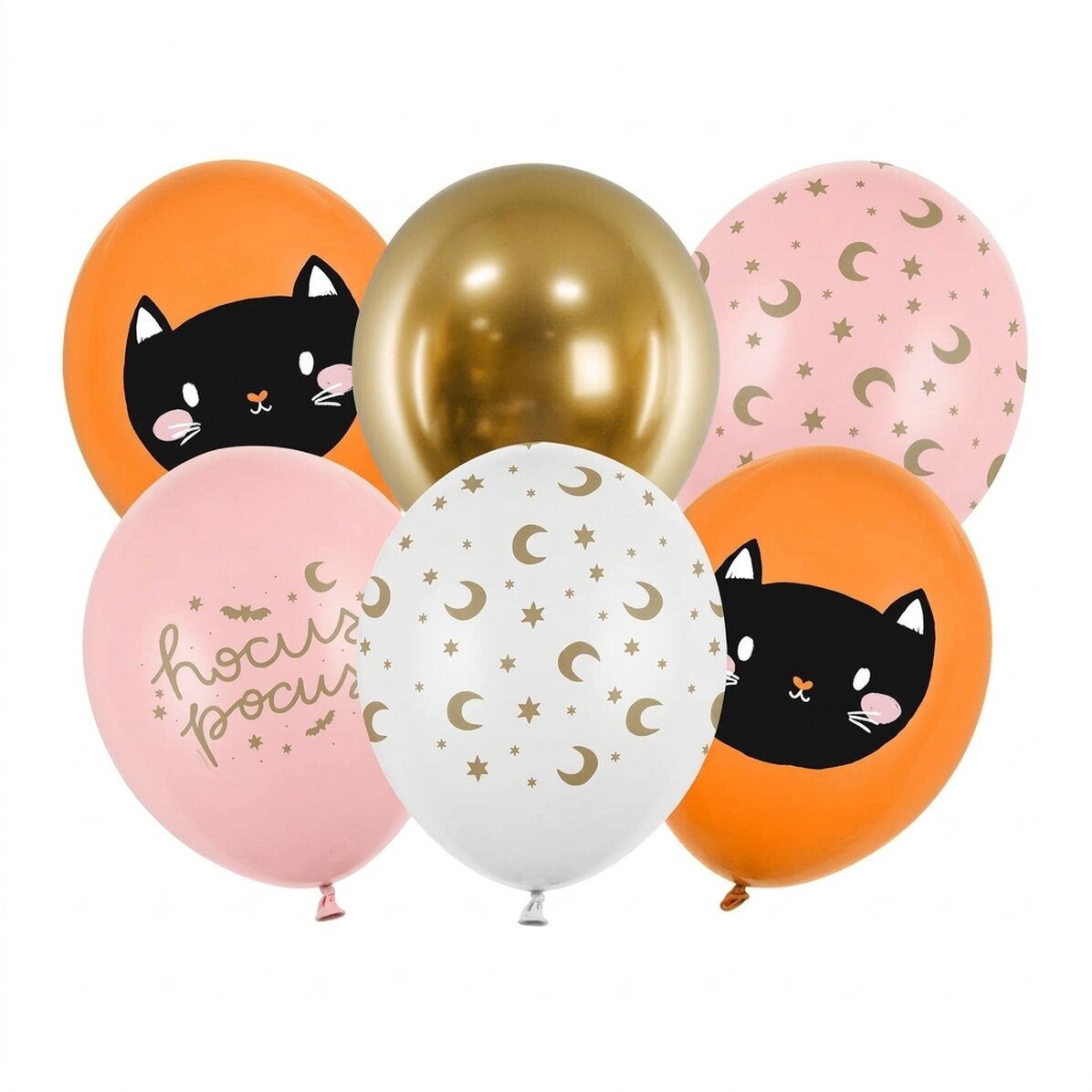 Set of 6 Halloween balloons - Hocus Pocus