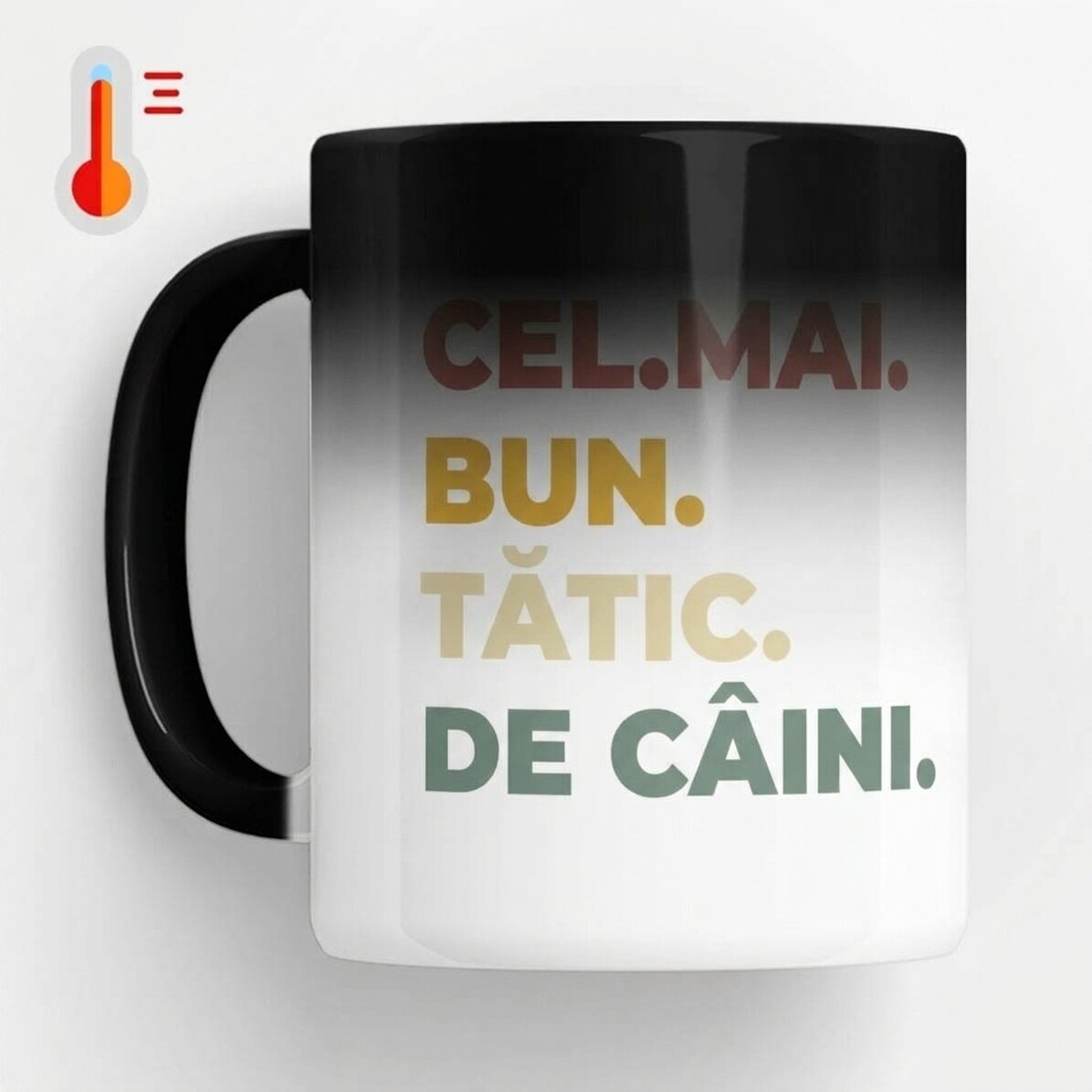 Personalised heat-sensitive mug with photo and text - Best