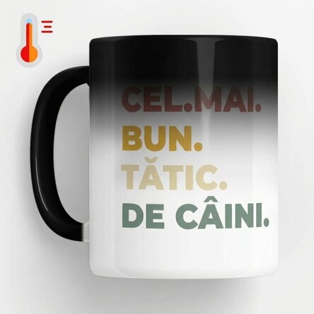Personalised heat-sensitive mug with photo and text - Best