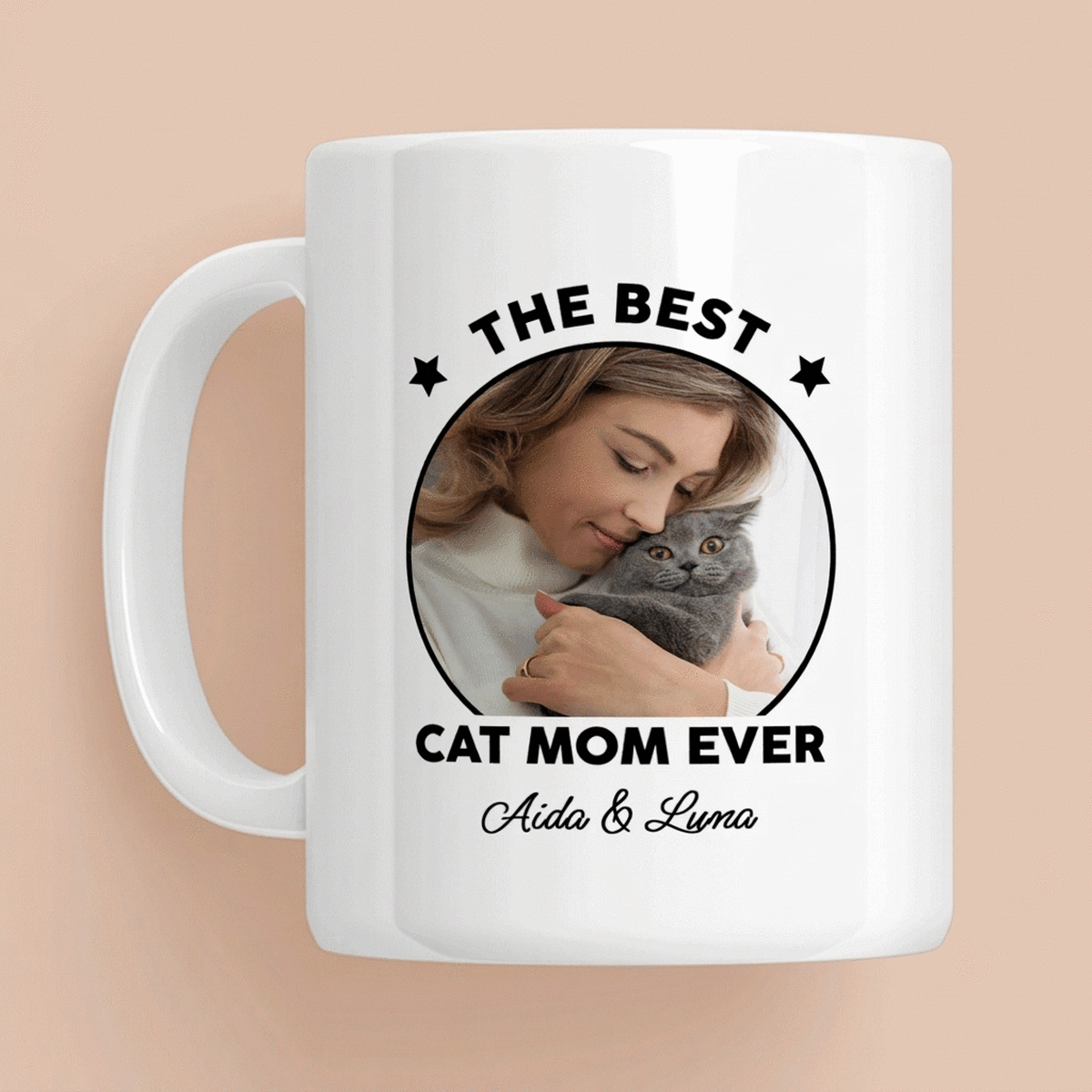 Personalised mug with photo and message - Best