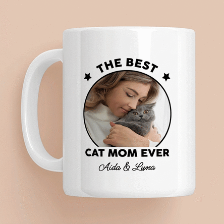 Personalised mug with photo and message - Best